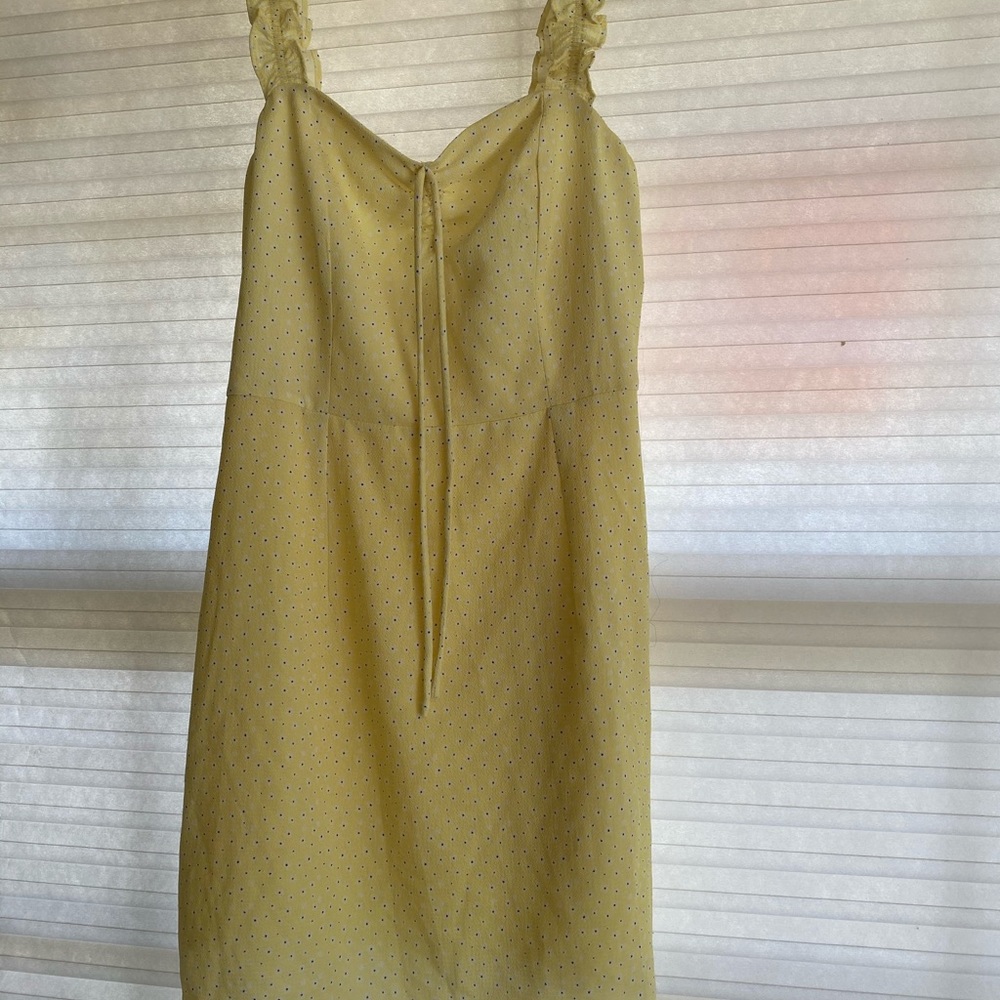 Yellow flower dress